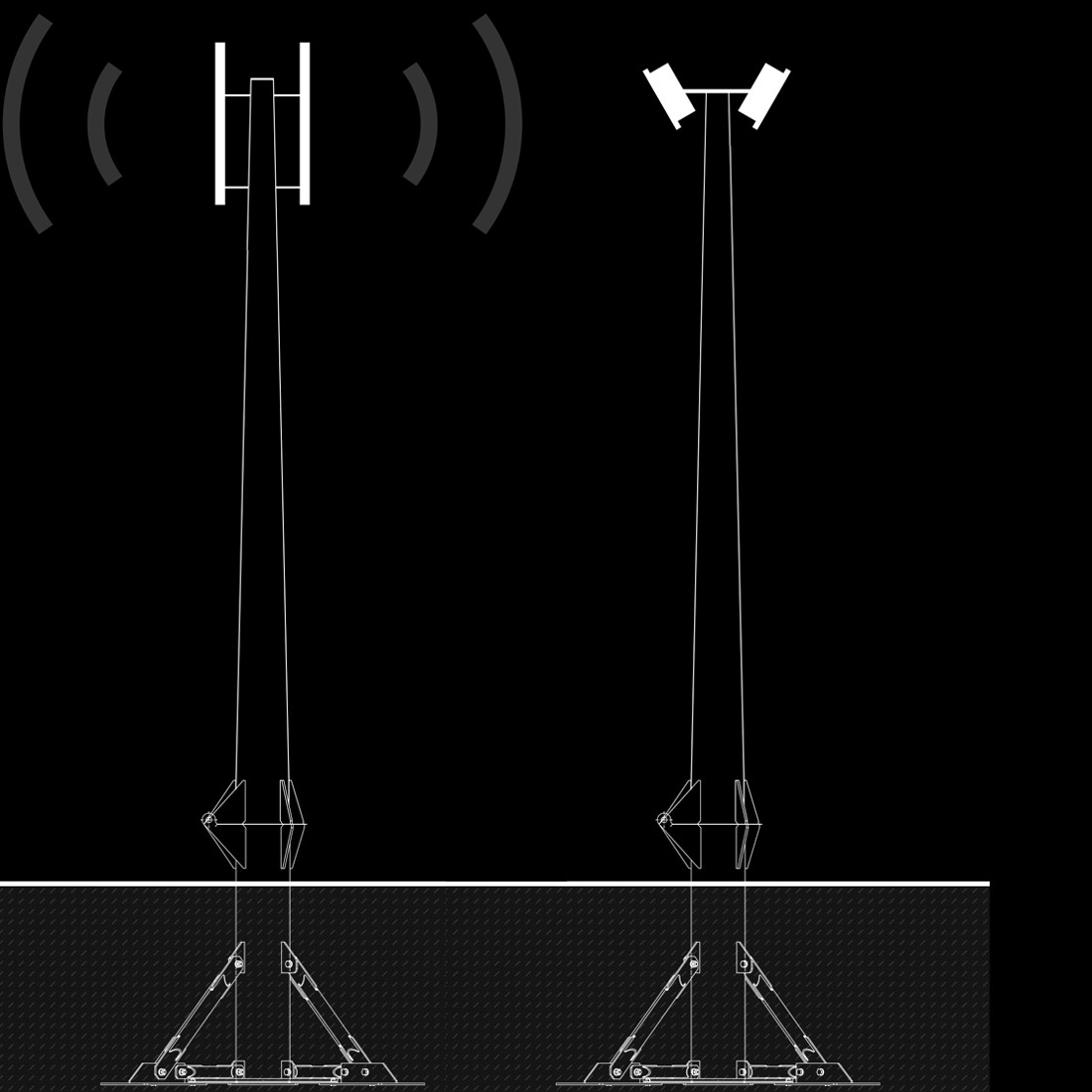 Pole and mast systems